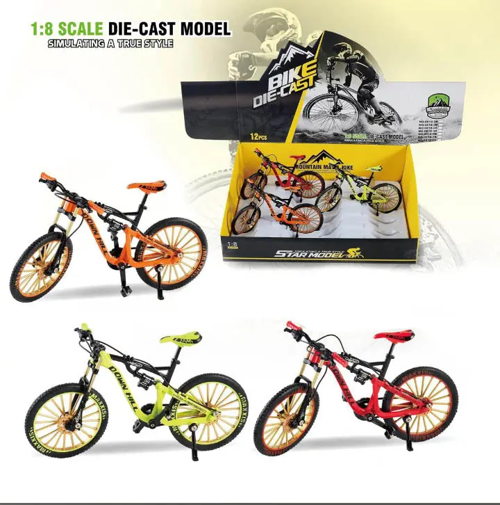 01730 - Mountain Bike Free Wheel Diecast 1:8 Assorted Colors 1