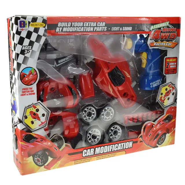 01884 - Build You Own 4Wd Race Car 24Pcs/Set 1