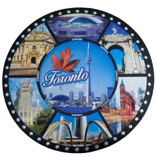 02313 - Toronto Round Foil Magnet 3.35 D 1