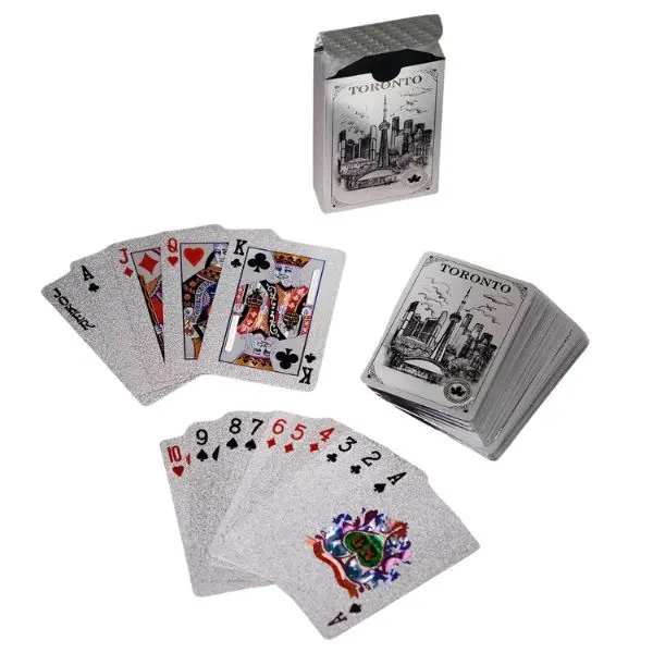02897 - Silver Deck Of Cards- Toronto 1