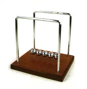 Zib-03-Nc01/31883 - Newton's Cradle 4.5In Plastic Base 1
