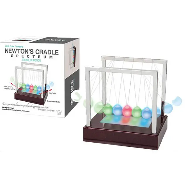03-Ncs01 - Newtons Cradle Spectrum Led Color Changing 1
