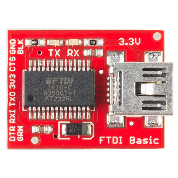 50510 - Ftdi Breakout Board With 3.3V Usb Compatible With Arduino 2