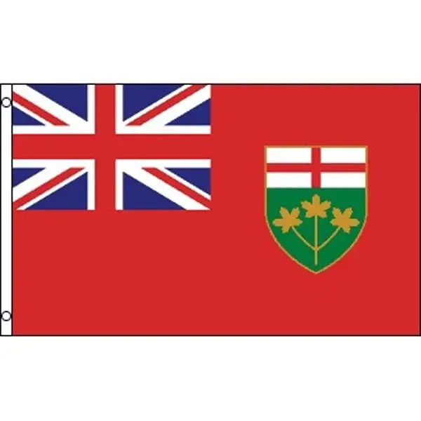 10604 - Ontario Souvenir Flag 3X5ft 1