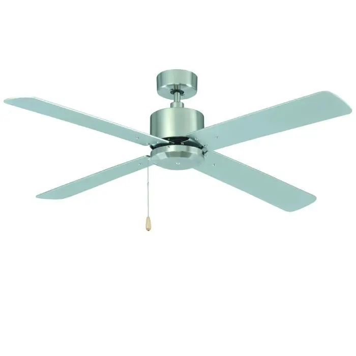 1071-Ww - Ceiling Fan 4 Blade 52In Sweep 3 Speed Reversible White 1