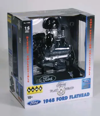 11082 - Ford Flathead V8 Assembled Dieca Cast Assembled Ages 10+ 1