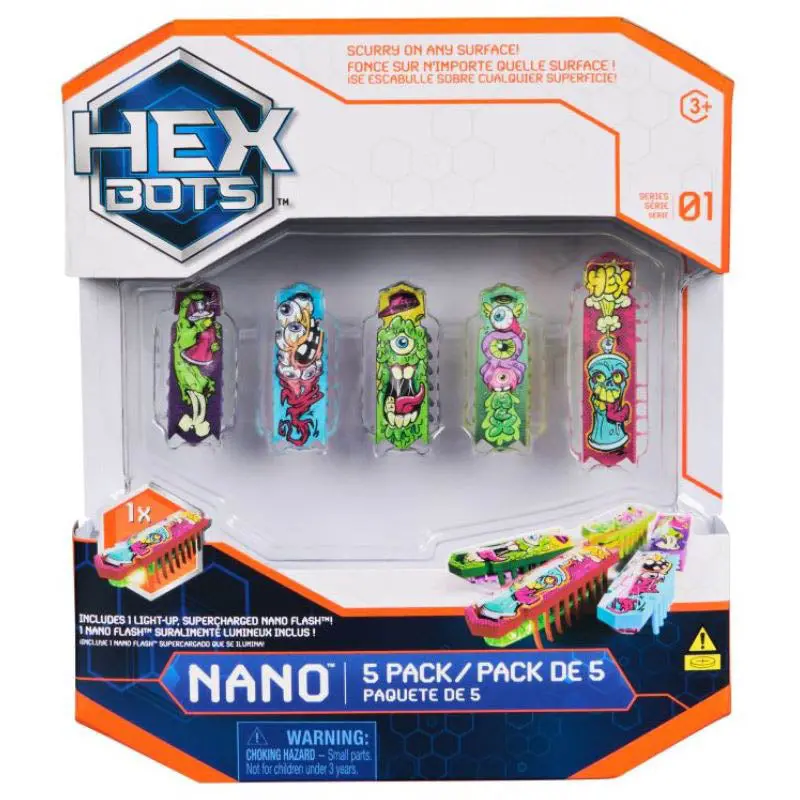 6071520 - Hexbot Flash Nano 5Pcs/Pack Assorted Colors And Styles 1
