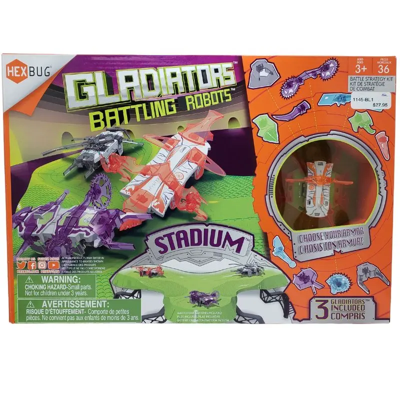 416-5396 - Hexbug Gladiators Battle Stadium 3 Gladiators Included 1