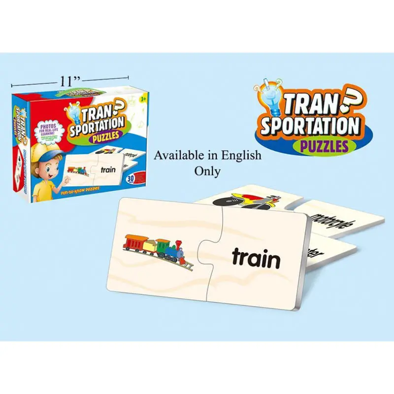 12017 - Transportation Puzzle Set 30Pc 1