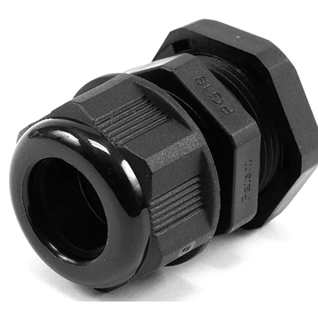 1427Ncgpg19b - Strain Relief Cordgrip Pg19 24Mm Dia 15Mm Wire Nylon Blk 42 Long 1