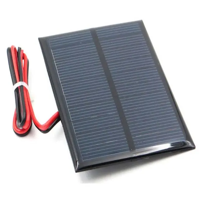 1511-Pa17 - Solar Panel 3.5V 250Ma 2.4X4.7In With Wires 1