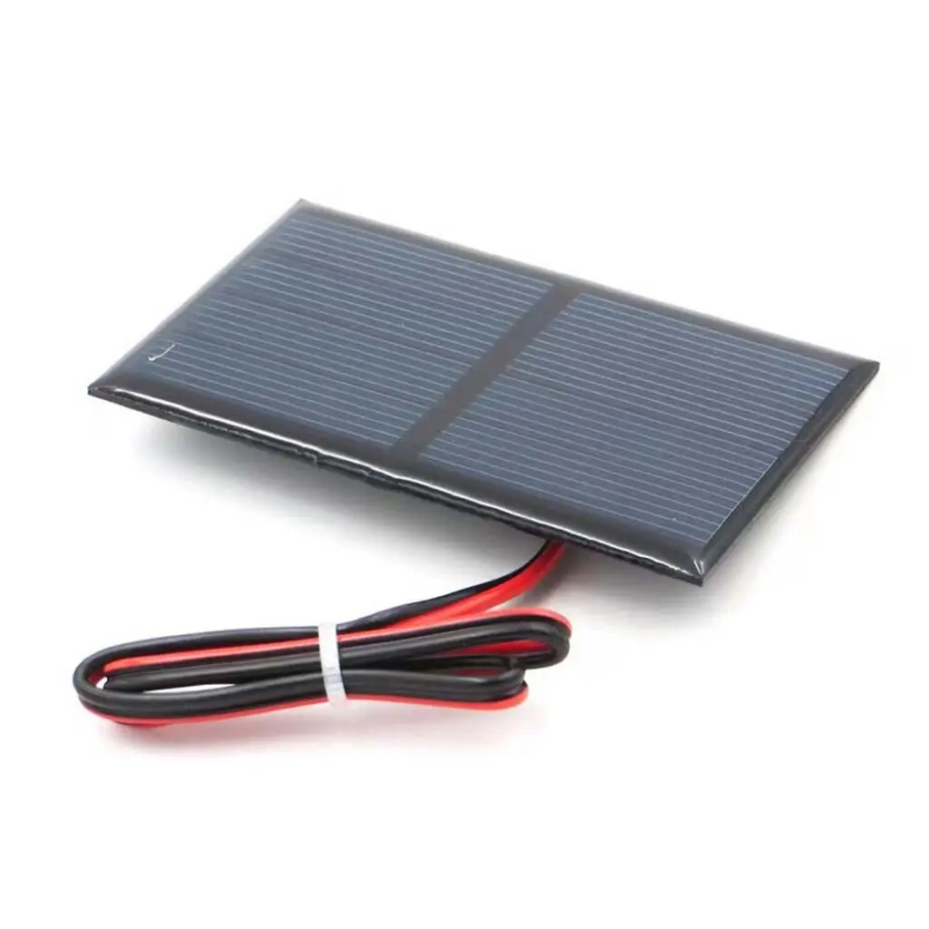 1511-Pa20 - Solar Panel 2V 300Ma 1.9X3.1In With Wires 1