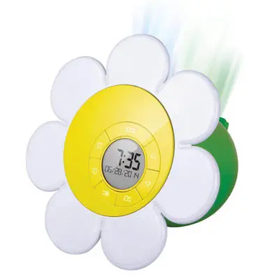 1649939 - Clock Alarm Projection Light Daisy Bloom 1