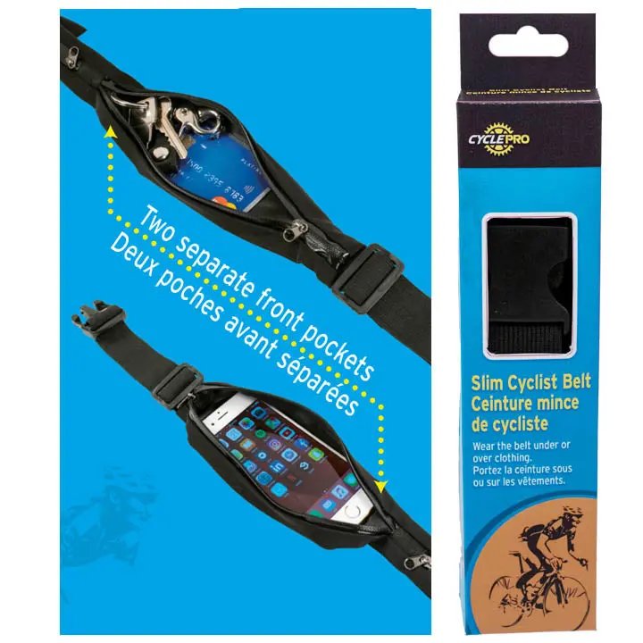 17239 - Belt For Cyclist W/2 Front Pockets Waist Size 28-42In 1
