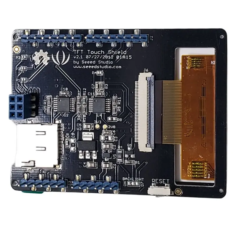 2760382 - Tft Shield 2.8In Color W/Microsd Slot Compatible With Arduino 2