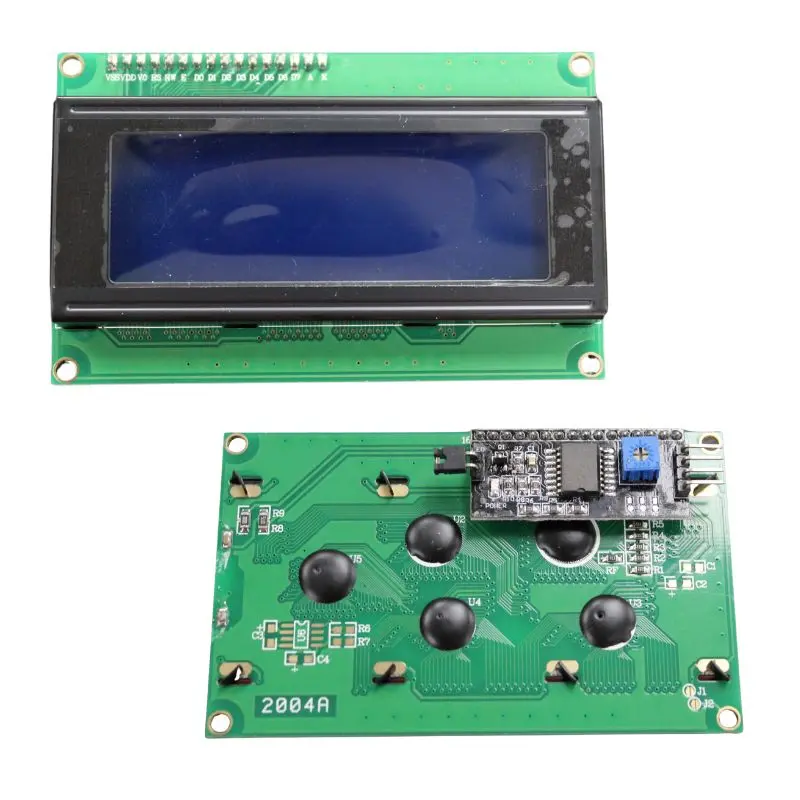 Lcdms-012004 - Lcd Display Driver 20X4 5V White On Blue I2c Bus 1