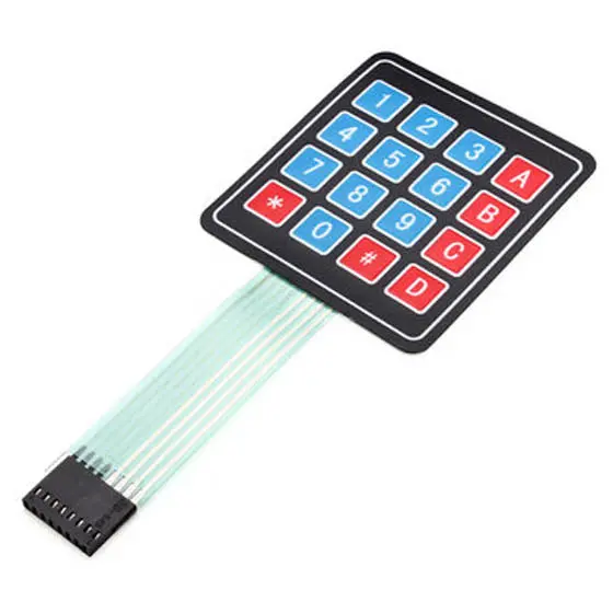 Swkey-616000 - Keypad Membrane 4X4 Matrix External Expansion Control Board 1