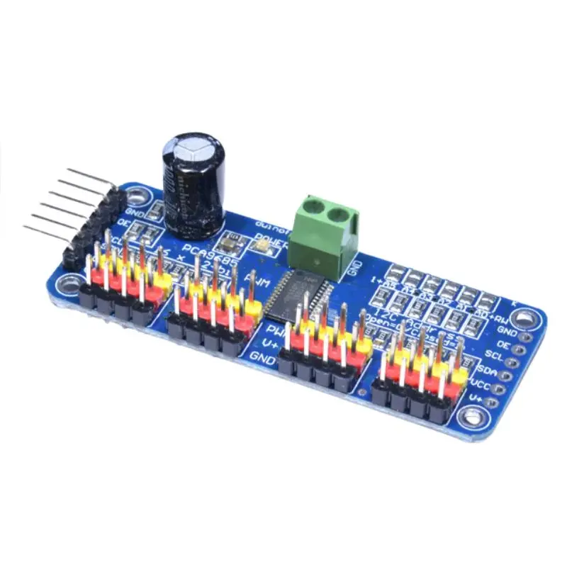 Icspe-001622 - Pca9685 Servo Motor Driver I2c 16 Channel Pwm 3.3 To 6V 1