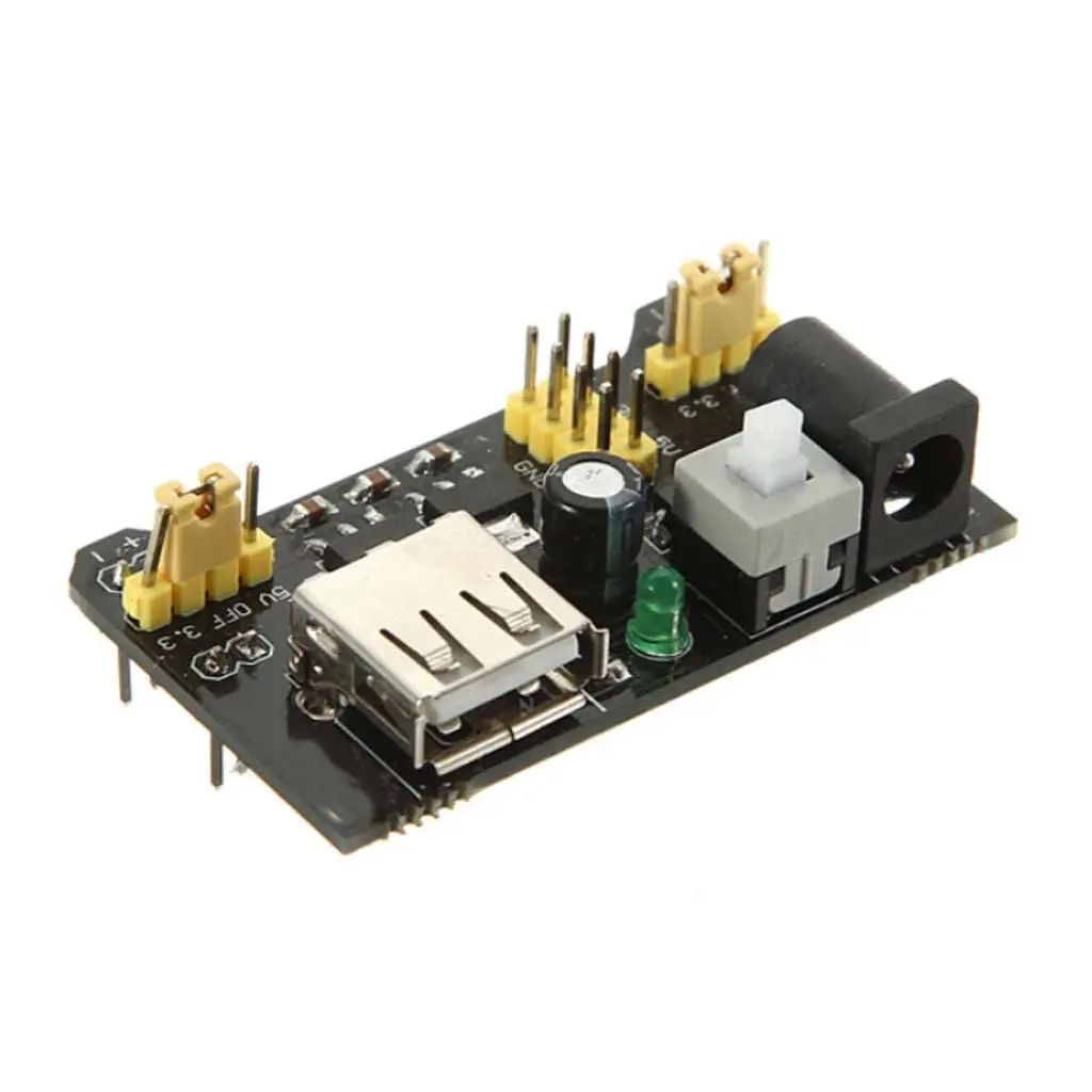 1814-Na3 - Power Supply Module O/P 3.3/5V I/P 6.5-12Vdc Breadboard Mount 1