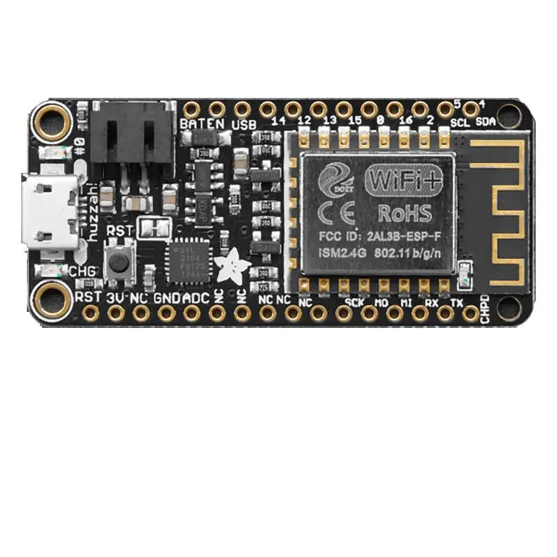 2821 - Adafruit Feather Huzzah Esp8266 Wifi Board 1