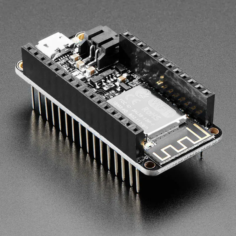 3213 - Adafruit Feather Huzzah W/Esp8266 Wifi W/Stacking Header 1