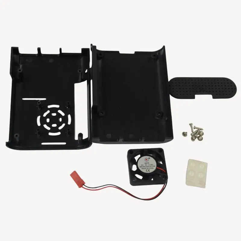 Raspx-017014 - Raspberry Pi4 Case With Fan Black 9X6.5X2.5Cms 1