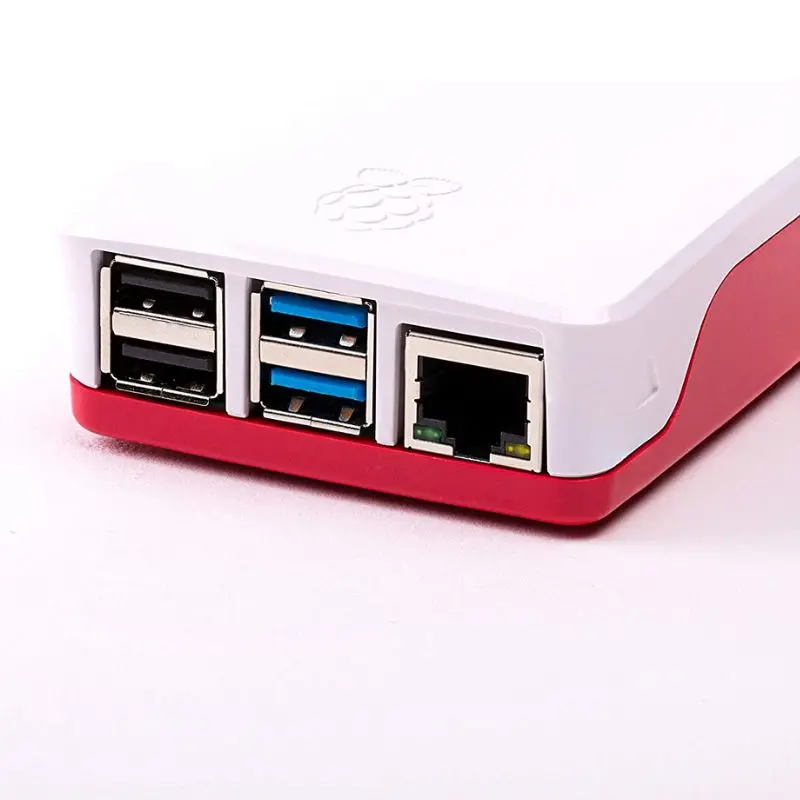 1661 - Raspberry Pi4 Case Red/White 2