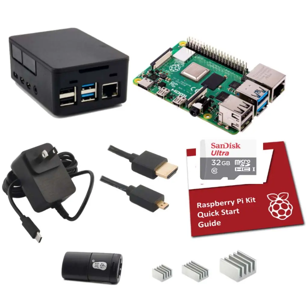 K2b-1349-2Gb - Raspberry Pi4 B Starter Kit 2Gb With 32Gb Microsd Raspbian Car 1