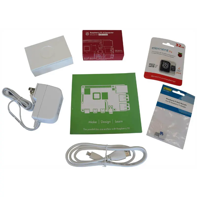 0680 - Raspberry Pi4 B Starter Kit 4Gb 32Gb Msd W/Noobs Pwr Supp Case 1