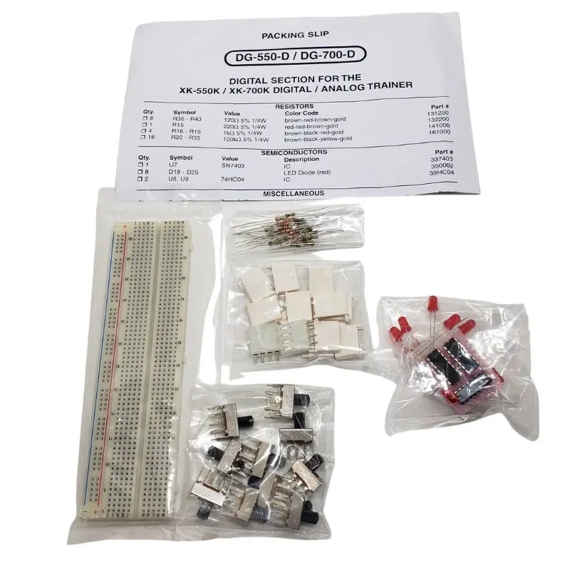 Dg550d - Digital Kit With Breadboard For Xk-550K Trainer 1
