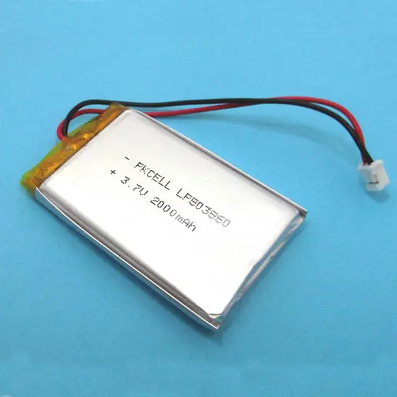 0589-Gen - Battery Lipo 3.7V 2000Mah Jst 49X47x4.5Mm (Lxwxh) 1
