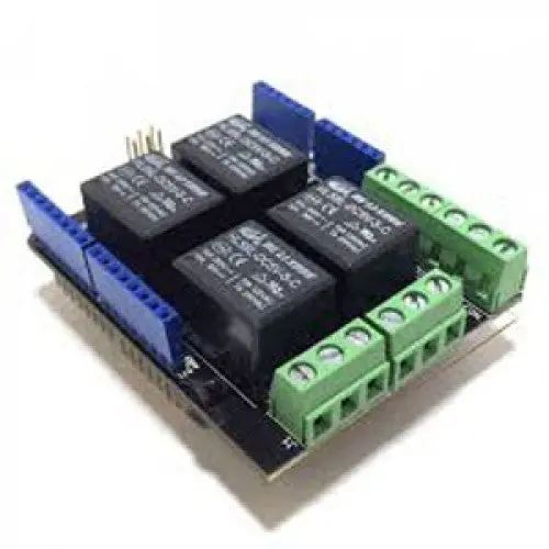 1813-Ra1a - 4 Relay Shield  Compatible With Arduino 1