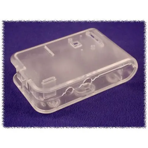 1593Hampi3clr - Raspberry Pi Model B+ Clear Enclosure 1