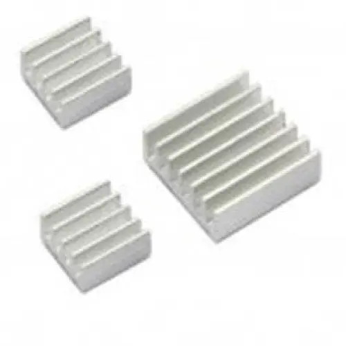 3Pcshsk - Raspberry Pi 3/4 Heatsink 3Pc/Pk 2Pc 9X9x5mm And 1Pc 13X12x5mm 1