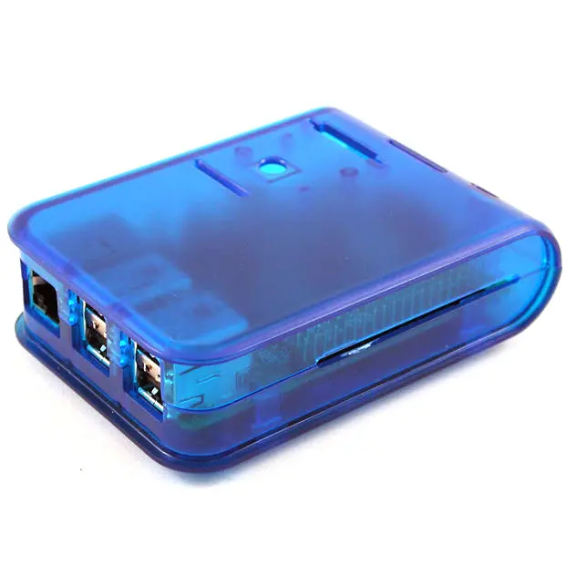 1593Hampi3tbu - Raspberry Pi Model B+ Blue Enclosure 1