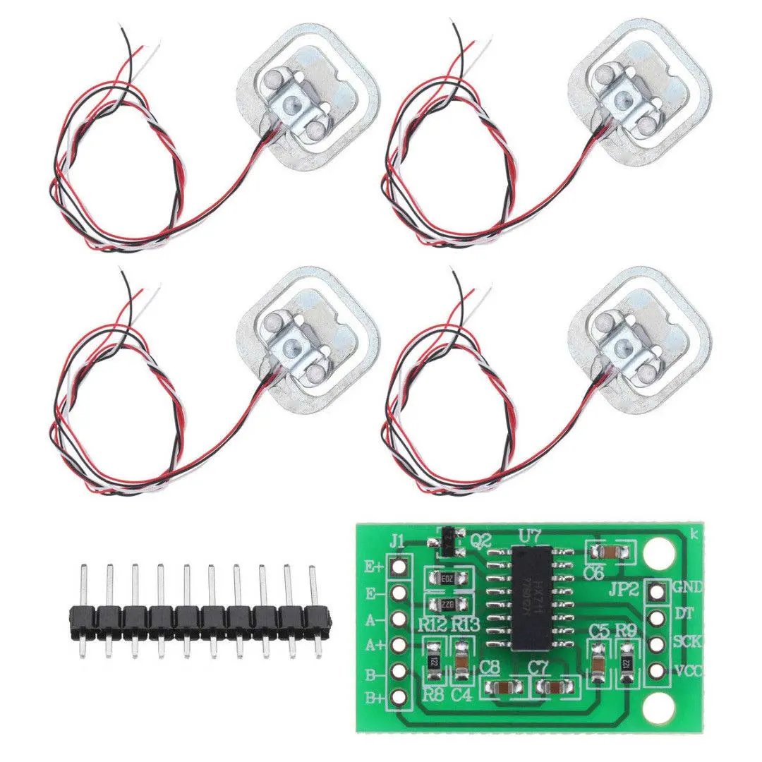 1326815 - Load Cell Weight Strain Sensor Kit 50Kg 4Pcs With Hx711 Module 1