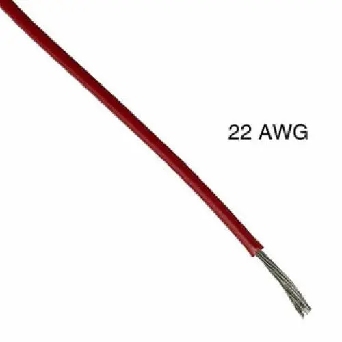 1112201.007T-Red - Wire Stranded 22Awg 1000Ft Red Tc Pvc Ft1 300V 105C 1