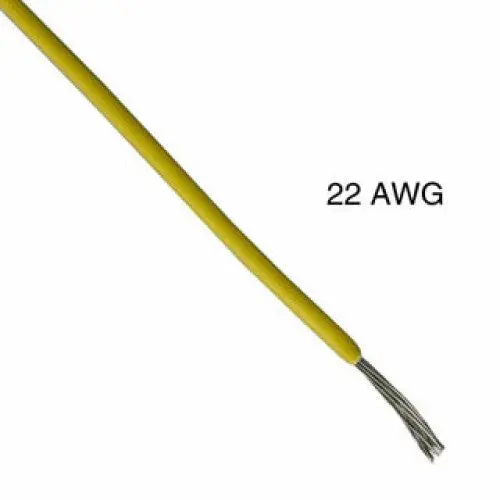 1112201.007T-Yel - Wire Stranded 22Awg 1000Ft Yello Tc Pvc Ft1 300V 105C 1
