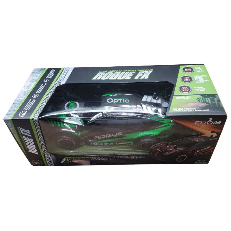 909349 - Cobra Rc Rogue F/X Steam Car Green/Black 1