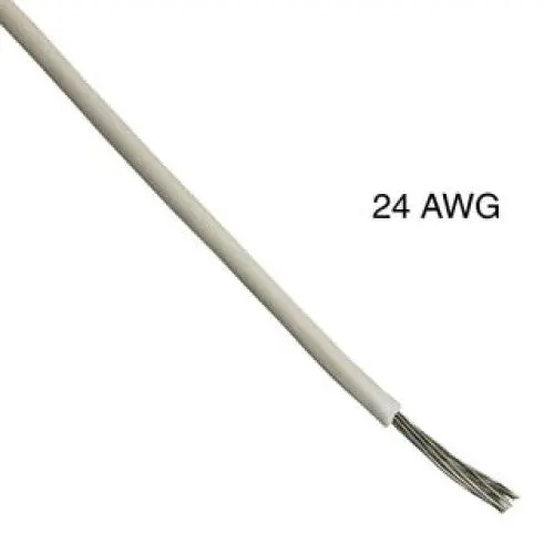 Waa-1685A - Wire Stranded 24Awg 100Ft White Tc Pvc Ft1 300V 105C 1
