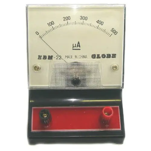 Edm-22 - Meter Analog Benchtop 0-500Ua Dc Ammeter Educational 1