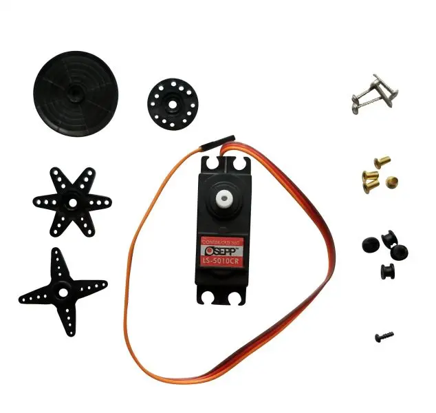 Ls-5010Cr - Motor Servo 4.8-7.2V Plastic Gear 360 Deg 1