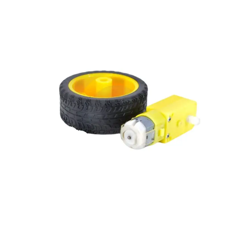 Robot-011302 - Gear Motor Wheel Set With 2.5In Wheel And 3-12V@250Rpm 1