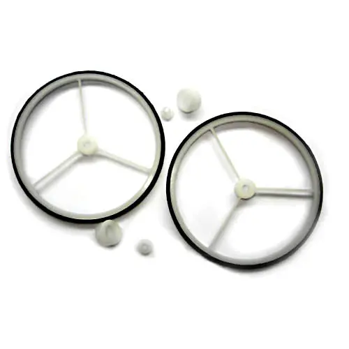 870145 - Wheel Set Superlight 2.5In Dia Fits 3Mm And 2Mm Axle With Adapter (2 Pcs/Pkg) 1