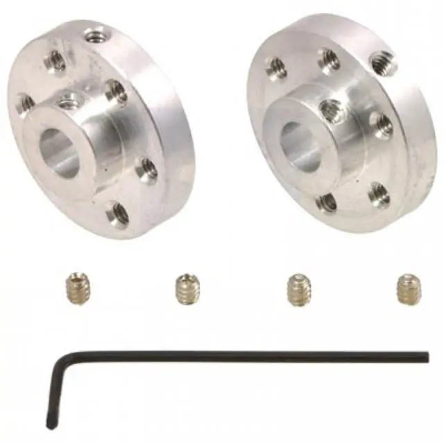 Rb-Pol-136 - Motor Hub 6Mm Aluminum  (2 Pcs/Pkg) 1