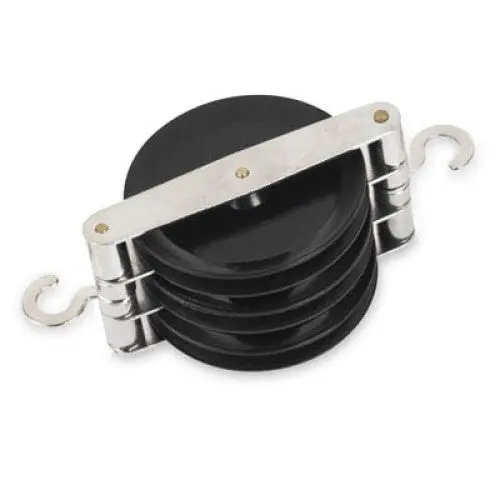 Me420-0003 - Pulley Triple Parallel W/Metal Hooks 1