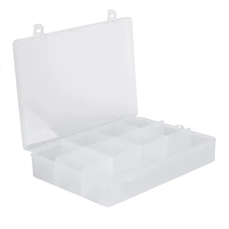 Casep-701913 - Component Box 7.5X5x1.25In Clear 9 Compartments 1