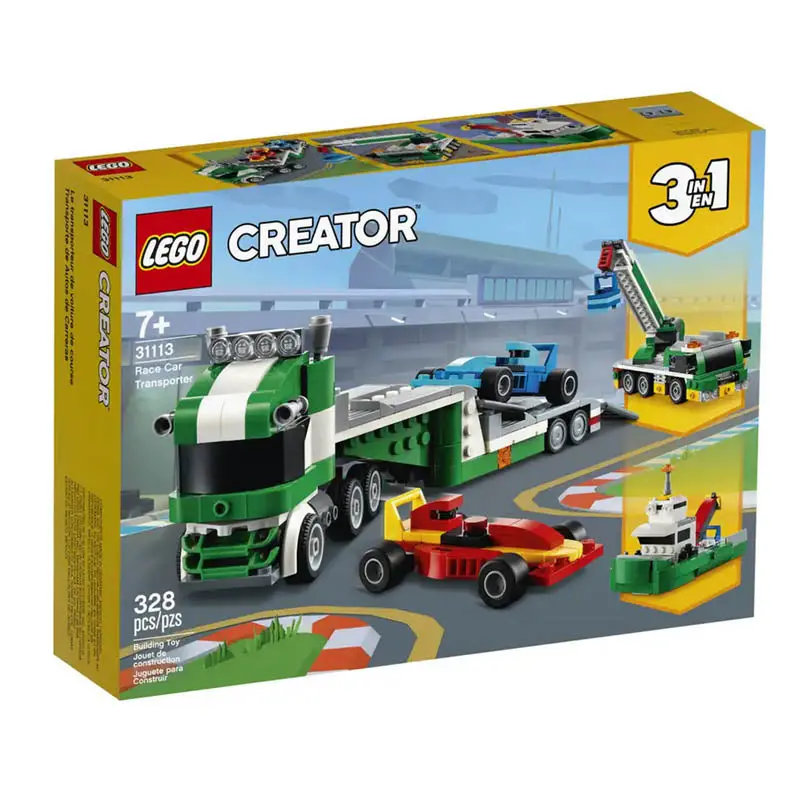 31113 - Race Car Transporter 328Pcs/Kit 3 In 1 1