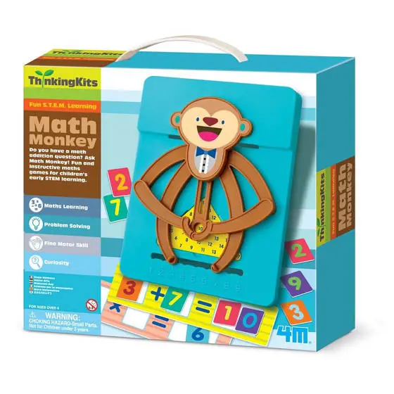 P4674 - Junior Math Monkey Calculator 6.7 X 8.25In 1