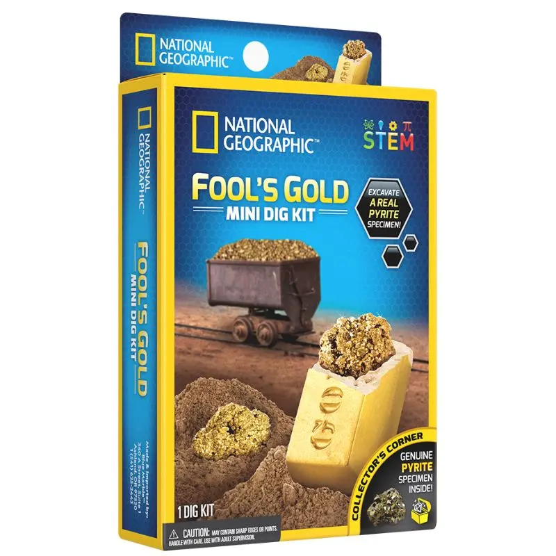 Crmdiggold - Fools Gold Mini Dig Kit National Geographic 1